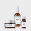 Naturlea Sleep Mini Kit. Mist spray, essential oil bottle and sleep balm grouped together. Relax and unwind.